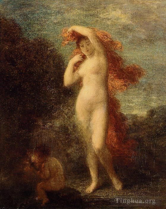 Henri Fantin-Latour Ölgemälde - Venus und Amor