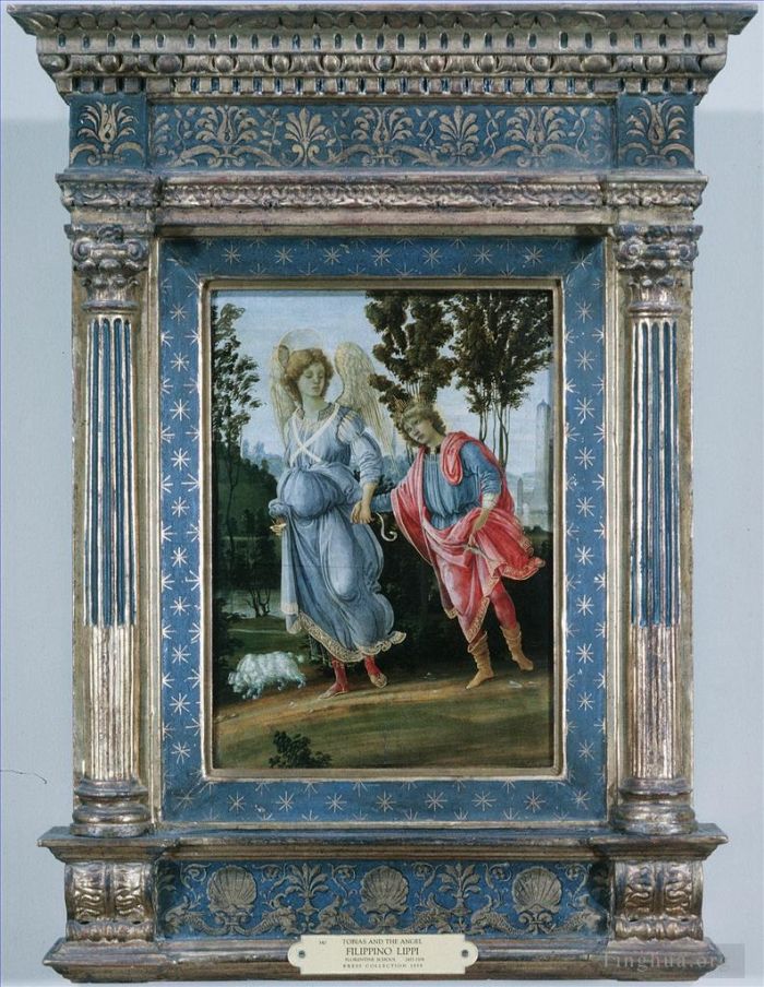 Filippino Lippi Ölgemälde - Tobias und der Engel
