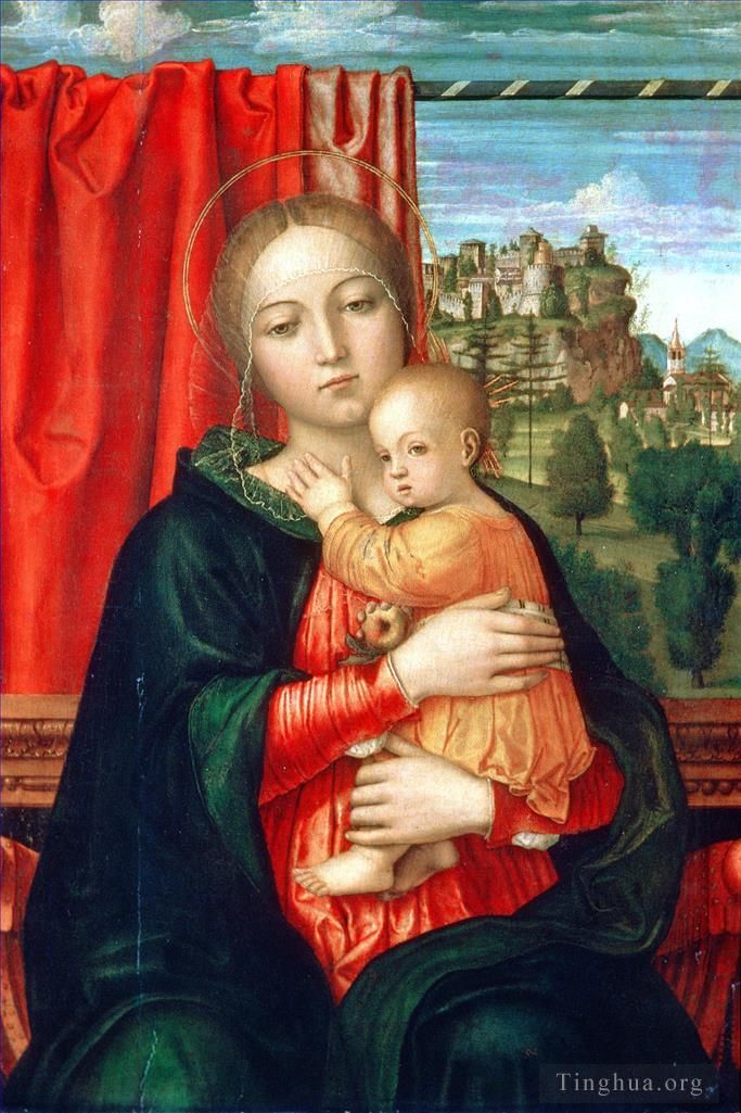 Filippino Lippi Ölgemälde - Jungfrau und Kind