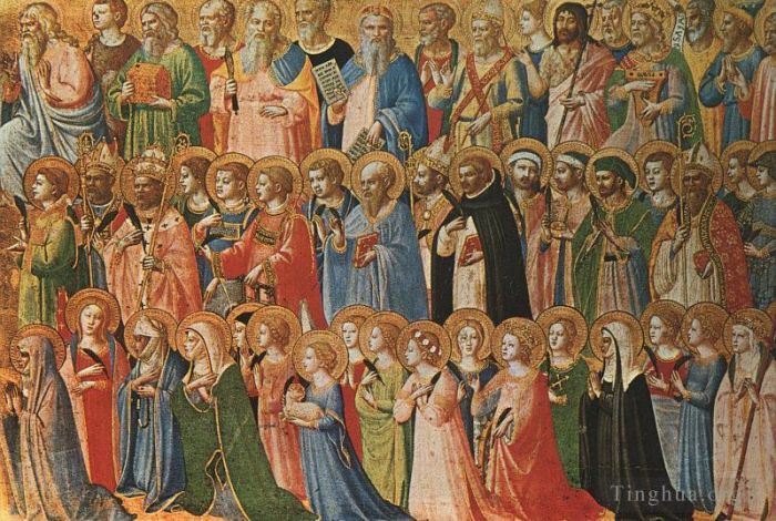 Fra Angelico Andere Malerei - Christus wird im Himmelsgericht verherrlicht