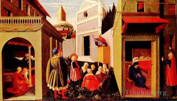 Fra Angelico Andere Malerei - Geschichte des Heiligen Nikolaus 1