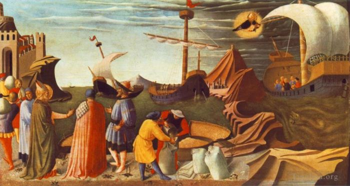 Fra Angelico Andere Malerei - Geschichte des Heiligen Nikolaus 2