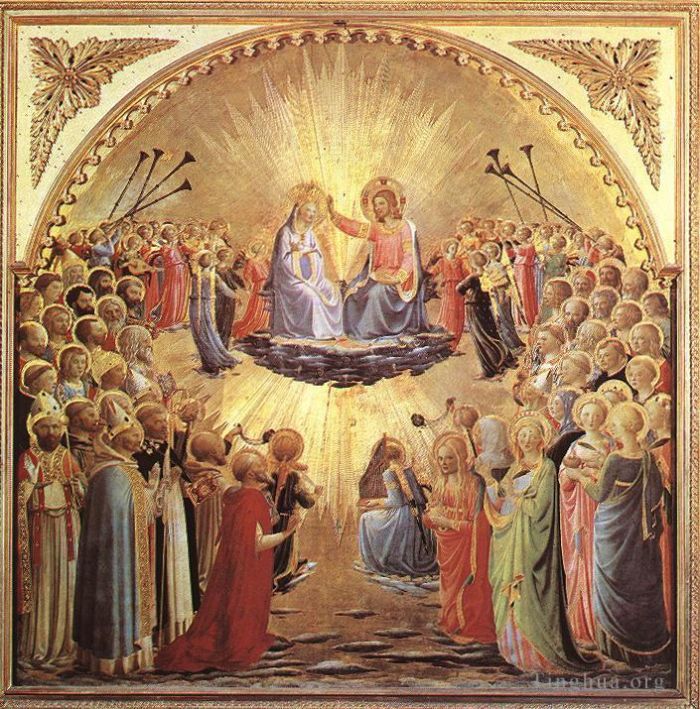 Fra Angelico Andere Malerei - Die Krönung der Jungfrau