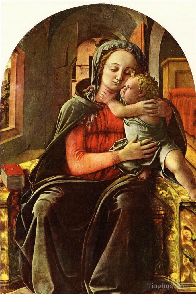 Fra Filippo Lippi Andere Malerei - 4Lippi Filippino Madonna und Kind2