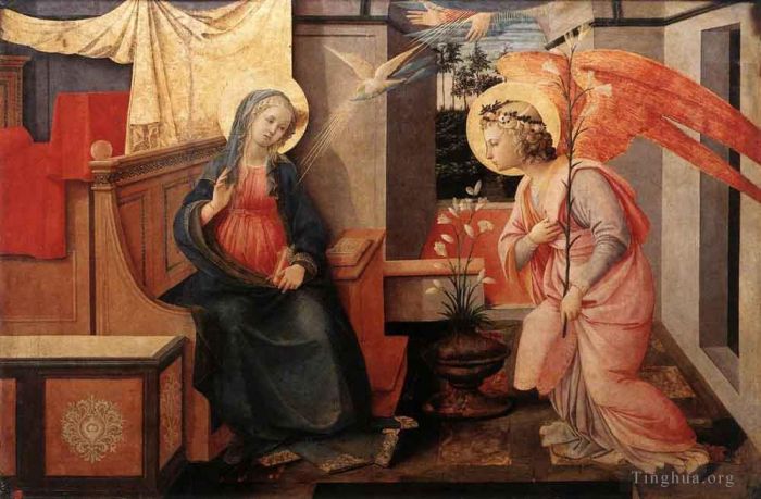Fra Filippo Lippi Andere Malerei - Verkündigung 14455