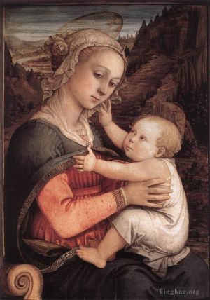 Fra Filippo Lippi Werk - Madonna und Kind 1460