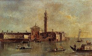 Francesco Guardi Werk - Blick Auf Die Insel San Giorgio In Alga Venedig