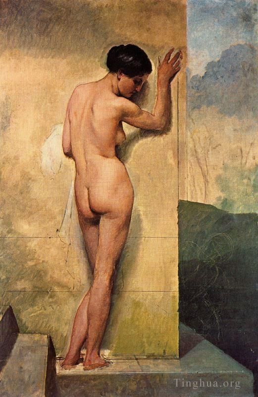 Francesco Hayez Ölgemälde - Nudo di donna stande 1859