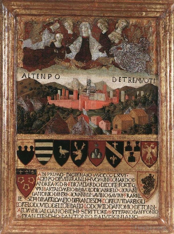 Francesco di Giorgio Andere Malerei - Madonna Del Terremoto