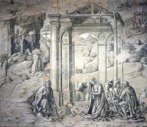 Francesco di Giorgio Werk - Geburt Christi 1488
