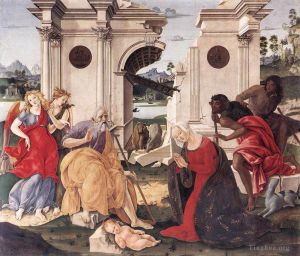 Francesco di Giorgio Werk - Geburt Christi 1490