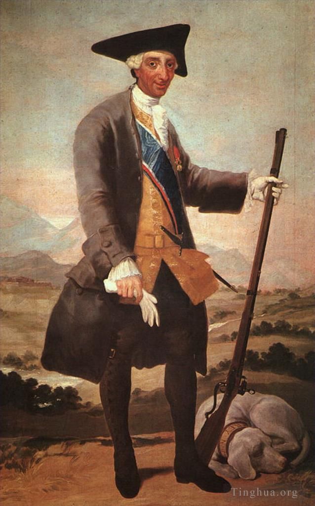 Francisco Goya Ölgemälde - Karl III