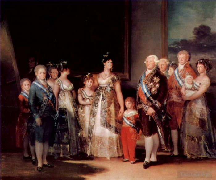 Francisco Goya Ölgemälde - Karl IV. von Spanien und seine Familie