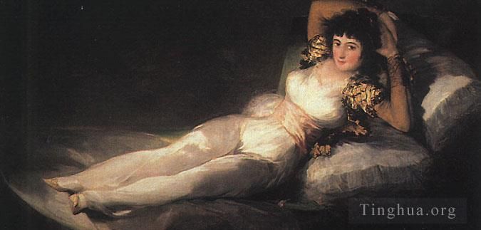Francisco Goya Ölgemälde - Bekleidete Maja
