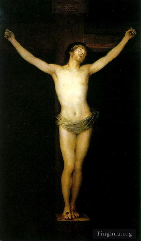 Francisco Goya Ölgemälde - Gekreuzigter Christus