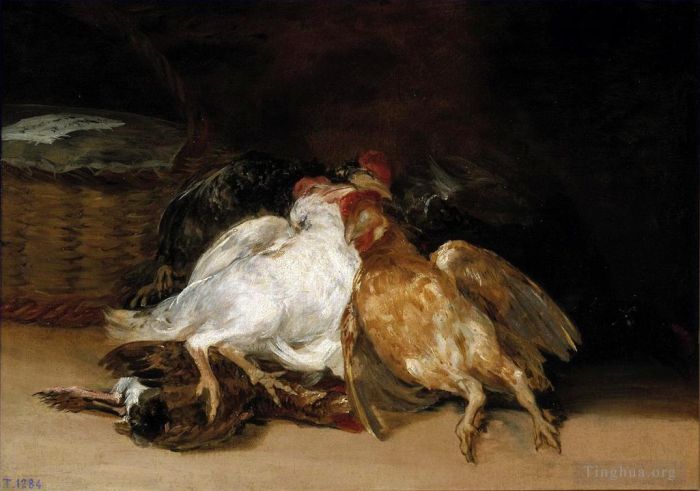 Francisco Goya Ölgemälde - Tote Vögel