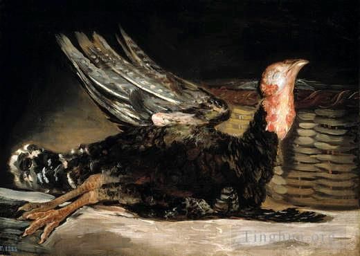 Francisco Goya Ölgemälde - Toter Truthahn