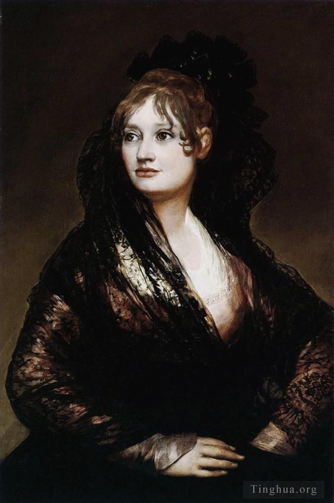 Francisco Goya Ölgemälde - Dona Isabel de Porcel