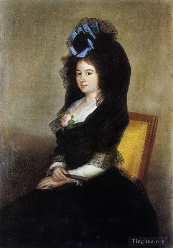 Francisco Goya Ölgemälde - Dona Narcisa Baranana de Goicoechea