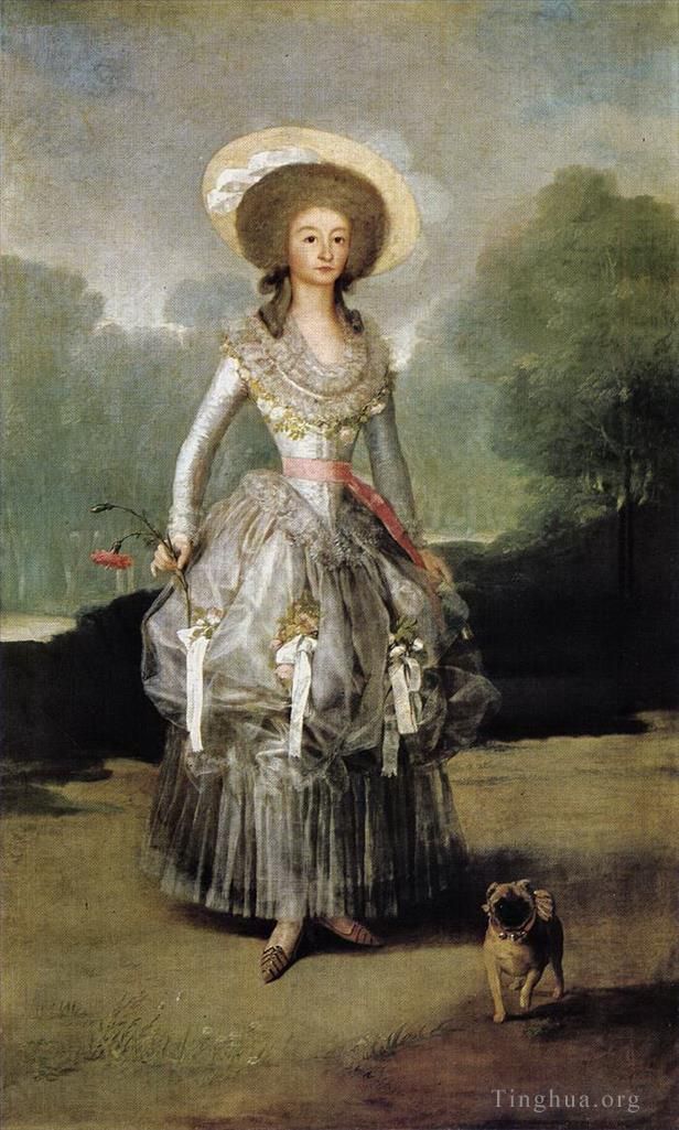 Francisco Goya Ölgemälde - Marquesa Mariana de Pontejos