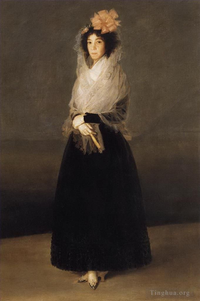 Francisco Goya Ölgemälde - Porträt der Gräfin von Carpio