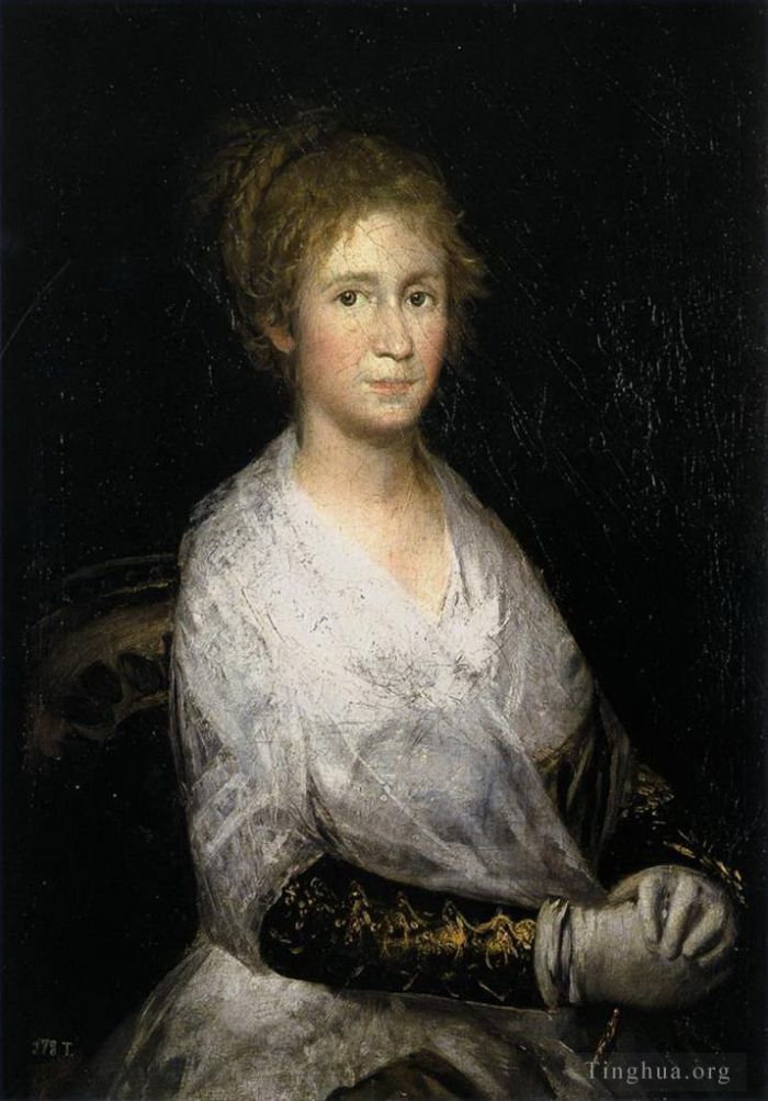 Francisco Goya Ölgemälde - Porträt vermutlich Josepha Bayeu