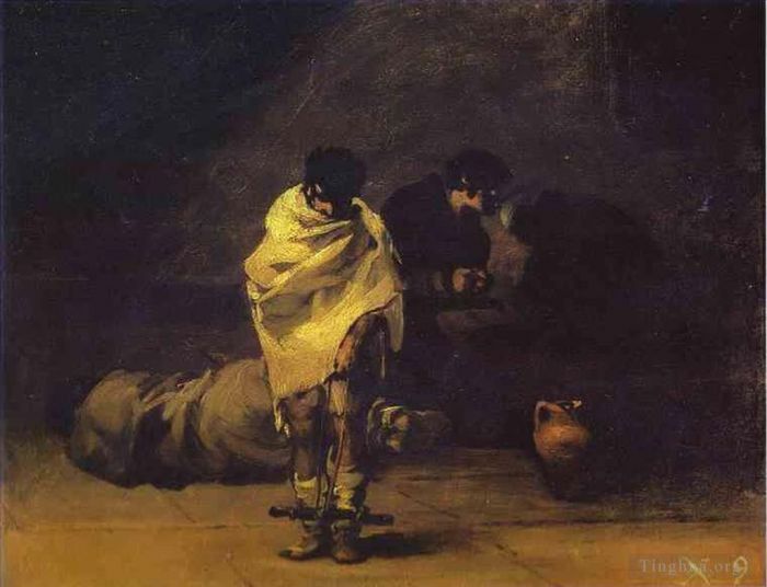 Francisco Goya Ölgemälde - Gefängnisszene