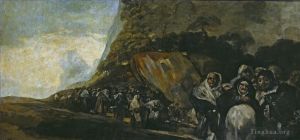 Francisco Goya Werk - Promenade des Heiligen Offiziums