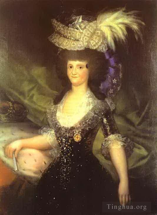 Francisco Goya Ölgemälde - Königin Maria Luisa