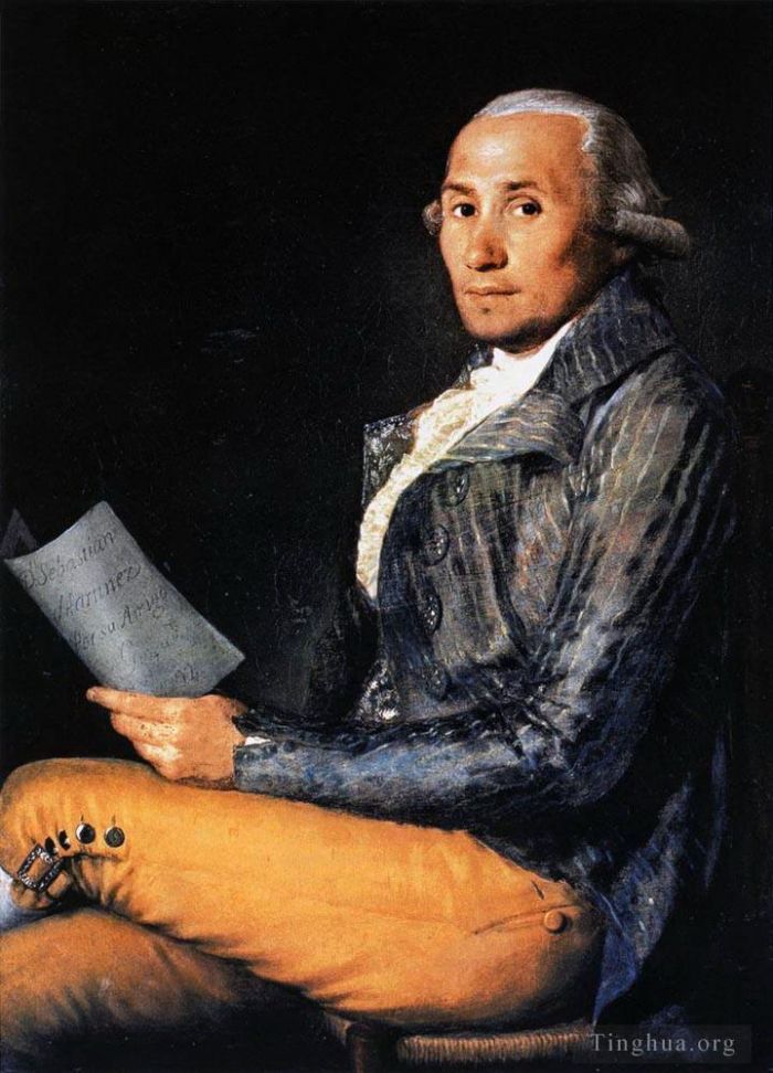 Francisco Goya Ölgemälde - Sebastian Martinez