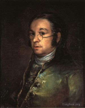 Francisco Goya Werk - Selbstporträt mit Brille