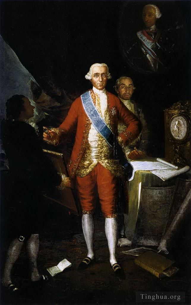 Francisco Goya Ölgemälde - Der Graf von Floridablanca