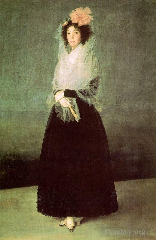 Francisco Goya Ölgemälde - Die Gräfin von El Carpio