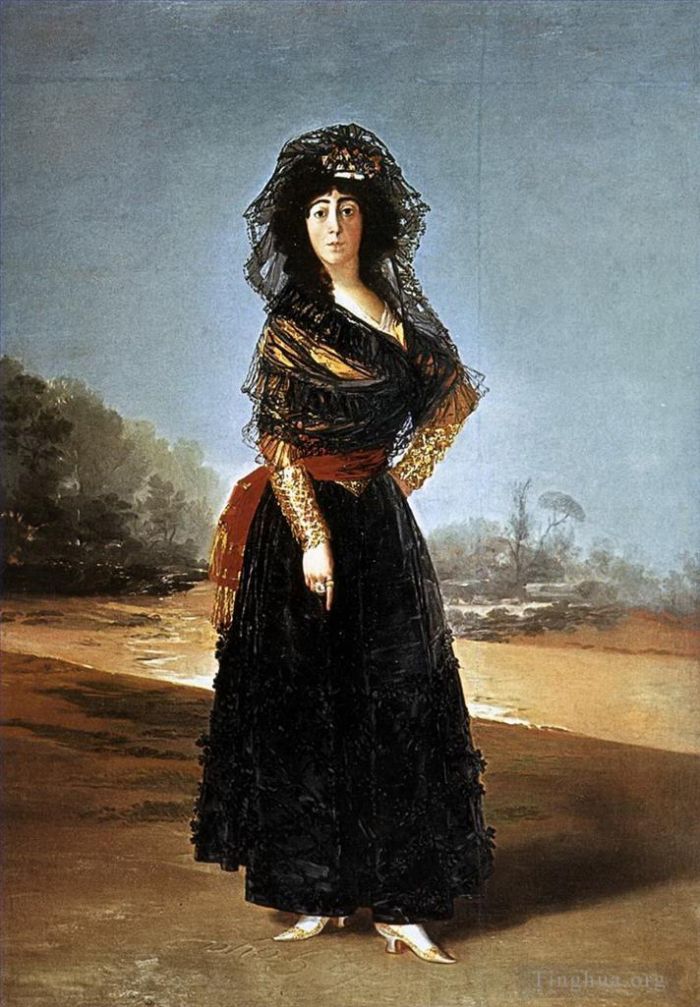 Francisco Goya Ölgemälde - Die Herzogin von Alba
