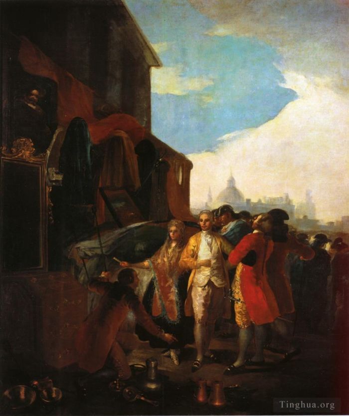 Francisco Goya Ölgemälde - Die Messe in Madrid