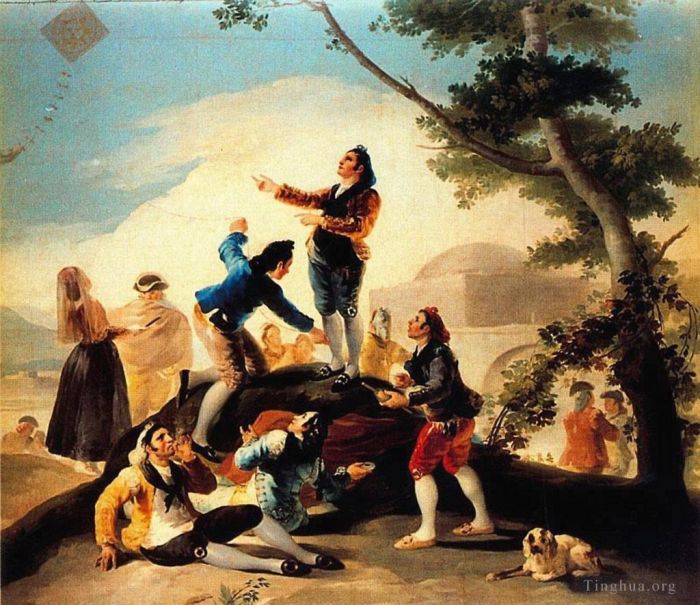 Francisco Goya Ölgemälde - Der Drachen