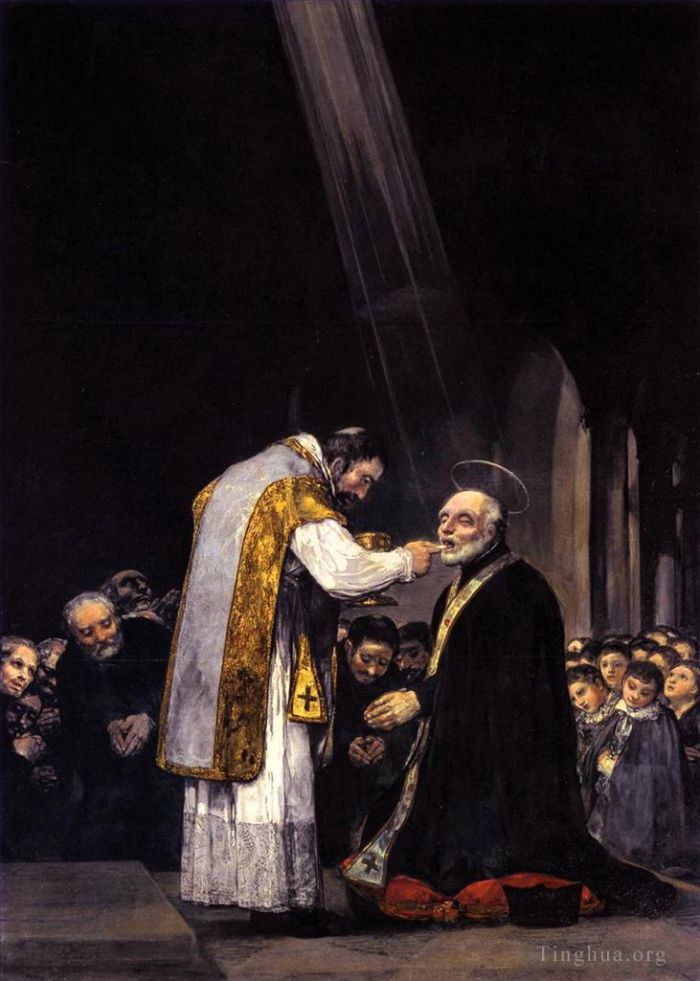 Francisco Goya Ölgemälde - Die letzte Kommunion des heiligen Joseph Calasanz