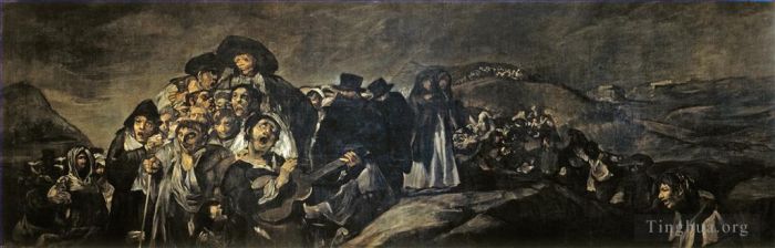 Francisco Goya Ölgemälde - Die Wallfahrt von San Isidro