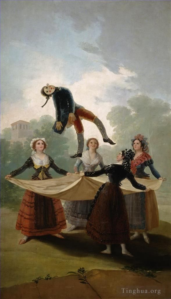 Francisco Goya Ölgemälde - Die Strohpuppe