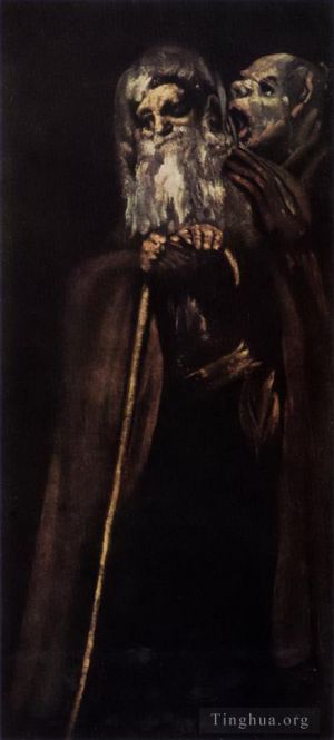 Francisco Goya Werk - Zwei Mönche