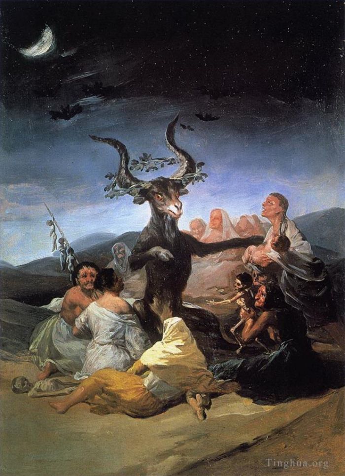 Francisco Goya Ölgemälde - Hexensabbat