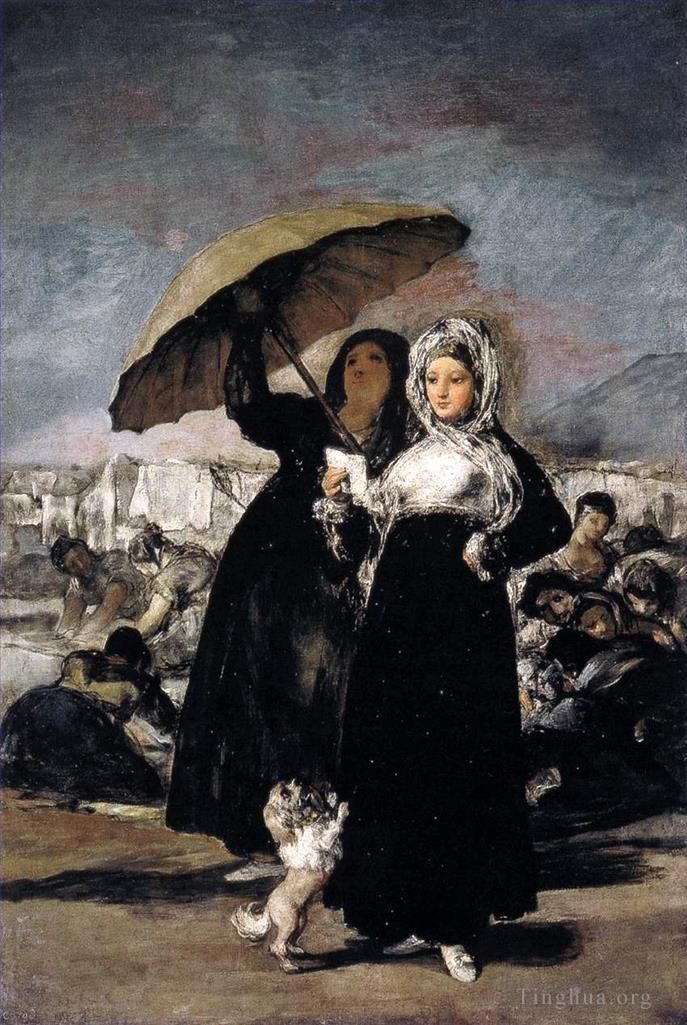 Francisco Goya Ölgemälde - Junge Frau mit einem Brief