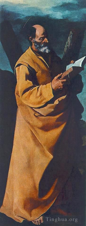 Francisco de Zurbaran Ölgemälde - Apostel Andreas