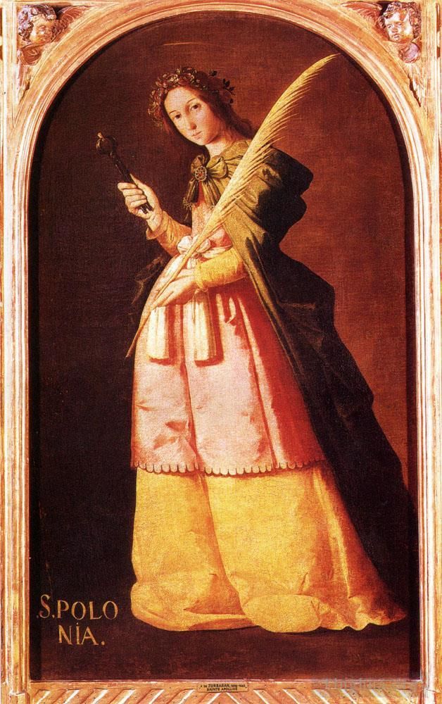 Francisco de Zurbaran Ölgemälde - De St. Apollonia
