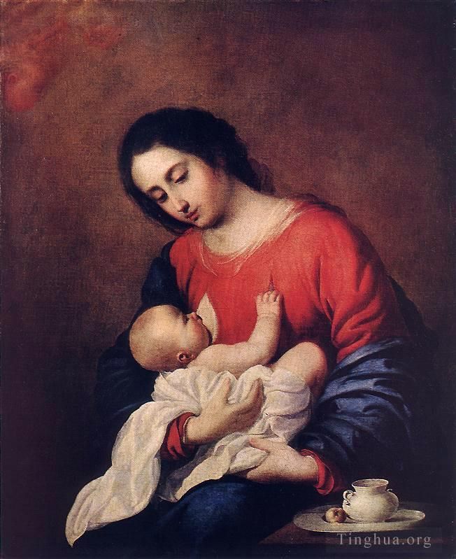 Francisco de Zurbaran Ölgemälde - Madonna mit Kind
