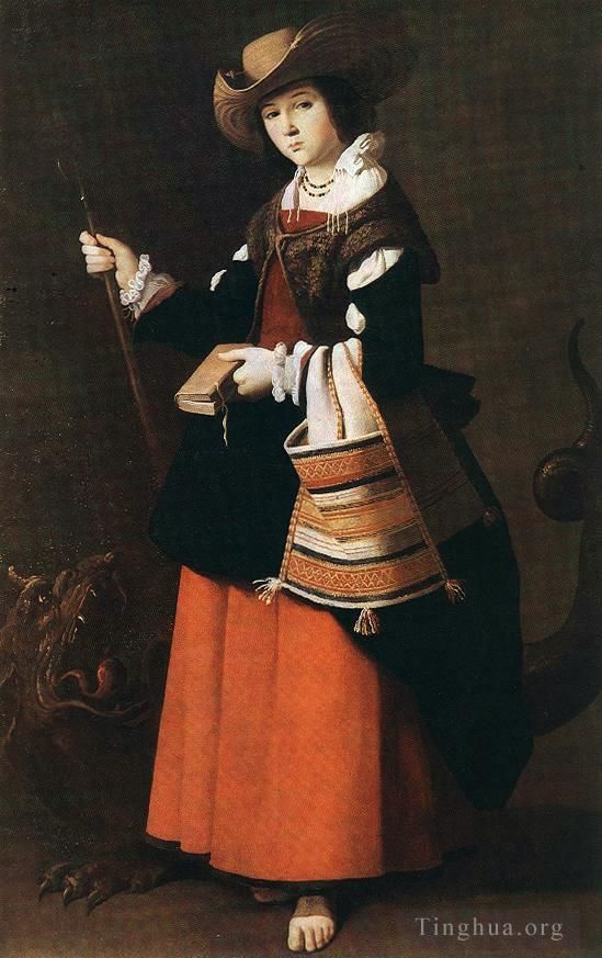 Francisco de Zurbaran Ölgemälde - St. Margarete