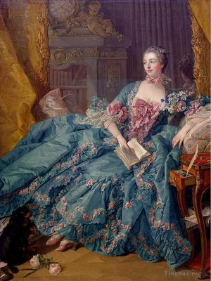 Francois Boucher Werk - Bildnis der Madame de Pompadour