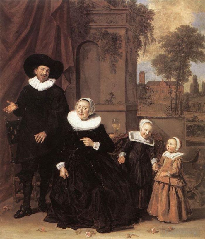Frans Hals Ölgemälde - Familienporträt