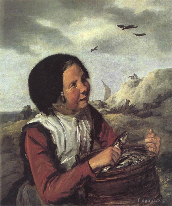 Frans Hals Ölgemälde - Fischermädchen