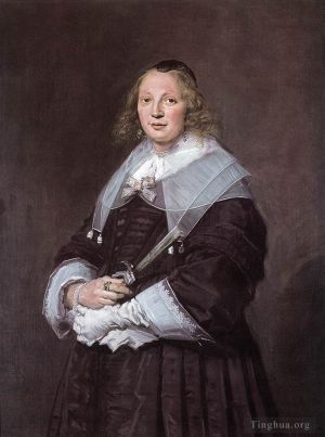 Frans Hals Werk - Porträt einer stehenden Frau